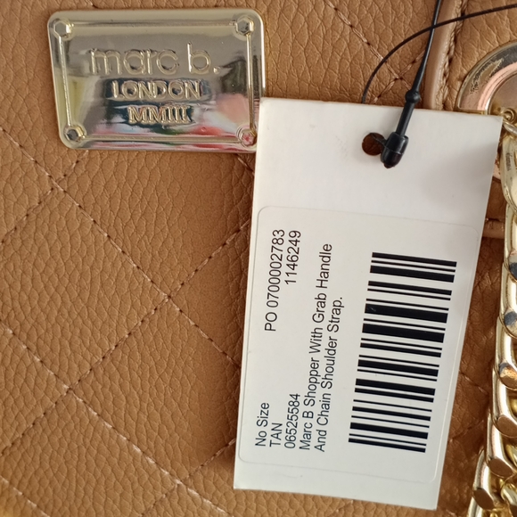 Tan Quilted Women's Bag - Picture 2 of 6